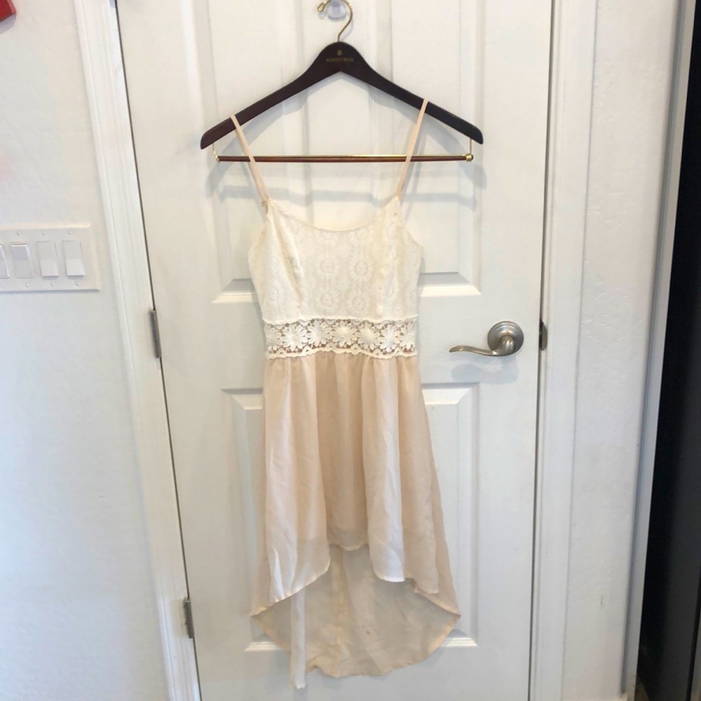 White Lace MIDI Dress